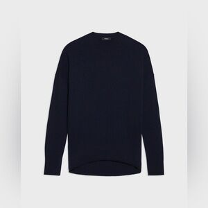 Theory Crewneck Navy Blue Sweater  (Size S)